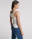 ONE TEASPOON WHITE FINE RIB SINGLET