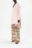 CAMILLA BAMBINO BLISS V NECK JUMPER WITH PRINT BACK