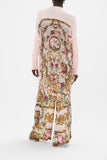 CAMILLA BAMBINO BLISS V NECK JUMPER WITH PRINT BACK