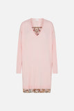 CAMILLA BAMBINO BLISS V NECK JUMPER WITH PRINT BACK