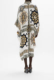 CAMILLA THE TILE STYLE BATWING KAFTAN