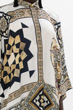 CAMILLA THE TILE STYLE BATWING KAFTAN