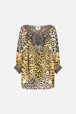 CAMILLA JAGUAR RAGLAN SLEEVE BLOUSE WITH CUFF