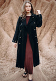 POL HOLLAND TENCEL TRENCH IN BLACK