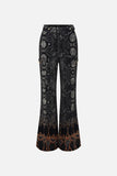 CAMILLA WILD HORSES FLARE PANT WITH D RING DETAIL