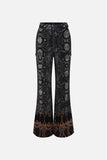 CAMILLA WILD HORSES FLARE PANT WITH D RING DETAIL