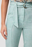 ONCE WAS TRANSIT LINEN VISCOSE PANT IN CAPRI STRIPE