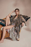 CAMILLA MARAIS AT MIDNIGHT LAYER WITH KIMONO COLLAR