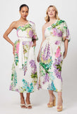 ONCE WAS BAHIA LINEN VISCOSE DRESS IN WISTERIA ALBA