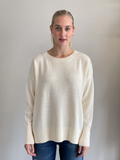 HAILEY HI LOW KNIT IN IVORY