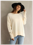 HAILEY HI LOW KNIT IN IVORY