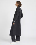 JAC + MOOKI DENIM TRENCH IN VINTAGE BLACK