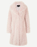 UNREAL FUR ESPERANZA COAT IN BLUSH
