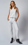 DRICOPER COATED CUFF JEANS IN WHITE