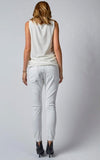 DRICOPER COATED CUFF JEANS IN WHITE