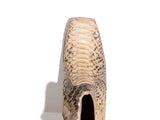 JAMES SMITH ORTONA BOOT IN CREMA SNAKE