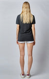 DRICOPER NOVA LOOSE TEE IN BLACK LEOPARD