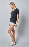 DRICOPER NOVA LOOSE TEE IN BLACK LEOPARD