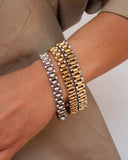 LUV AJ TIMEPIECE BRACELET IN GOLD