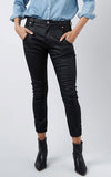 DRICOPER COATED CUFFED JEANS IN BLACK