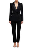 DIIDA THE GIGI SATIN JACKET IN BLACK