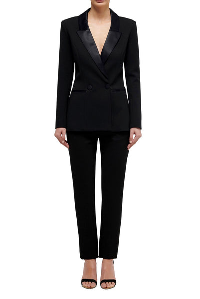 DIIDA THE GIGI SATIN JACKET IN BLACK