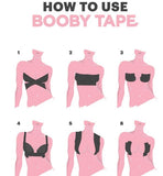 BOOBY TAPE THE ORIGINAL BREAST TAPE IN BLACK