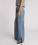 ONE TEASPOON SUNSET BLUE ROADHOUSE WIDE LEG DRAWSTRING JEANS