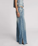 ONE TEASPOON SUNSET BLUE ROADHOUSE WIDE LEG DRAWSTRING JEANS