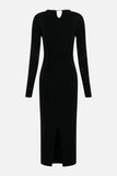 CAMILLA CARTOUCHE KINGDOM ENGINEERED CUT OUT LONG KNIT DRESS