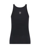 ONE TEASPOON BLACK ONE TEASPOON FINE RIB SINGLET