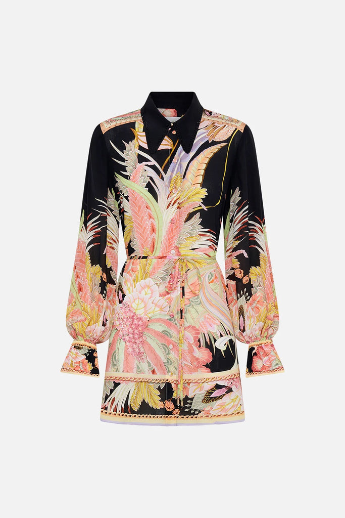 camilla shift shirt dress Shift Shirt Dress | Designer Silk Dress