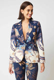 ONCE WAS VENUS PONTE BLAZER IN LOTUS FLOWER