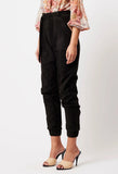 ONCE WAS LYRA FAUX SUEDE JOGGER IN BLACK