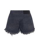 ONE TEASPOON FOX BLACK MARLONS LOW WAIST DENIM SHORTS