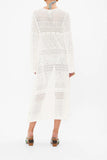 CAMILLA SEA CHARM FLAED SLEEVE POINTELLE KNIT LAYER