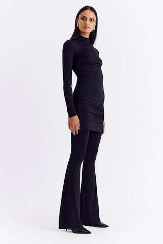 SUBOO AUGUSTE GATHERED PANT BLACK