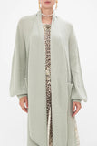 CAMILLA LOOKING GLASS HOUSES WOOL CASHMERE KNIT LAYER WITH SILK BACK