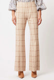 ONCE WAS GETTY PONTE PANT IN OATMEAL CHECK