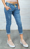 DRICOPER ACTIVE DENIM JEANS IN BLEACHED OUT BLUE