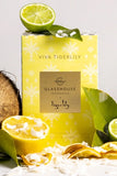 GLASSHOUSE X TIGERLILY VIVA TIGERLILY CANDLE IN COCONUT LEMON AND LIME