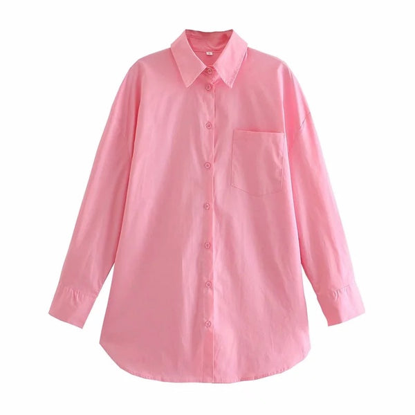 EYES ON FLOYD ULTIMATE COTTON SHIRT IN PINK