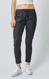 DRICOPER ACTIVE COATED JEANS IN BLACK