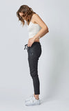 DRICOPER ACTIVE COATED JEANS IN BLACK