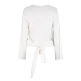 CAZINC THE LABEL LOLA CROSS OVER TOP IN WHITE