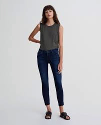 AG JEANS THE SUPER SKINNY LEGGING ANKLE IN CONCORD BLUE